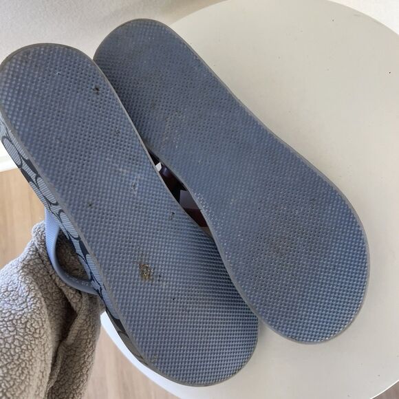 Coach Lynn Flip Flop Women’s 11 Platform Wedge Thong Sandal - Picture 4 of 5